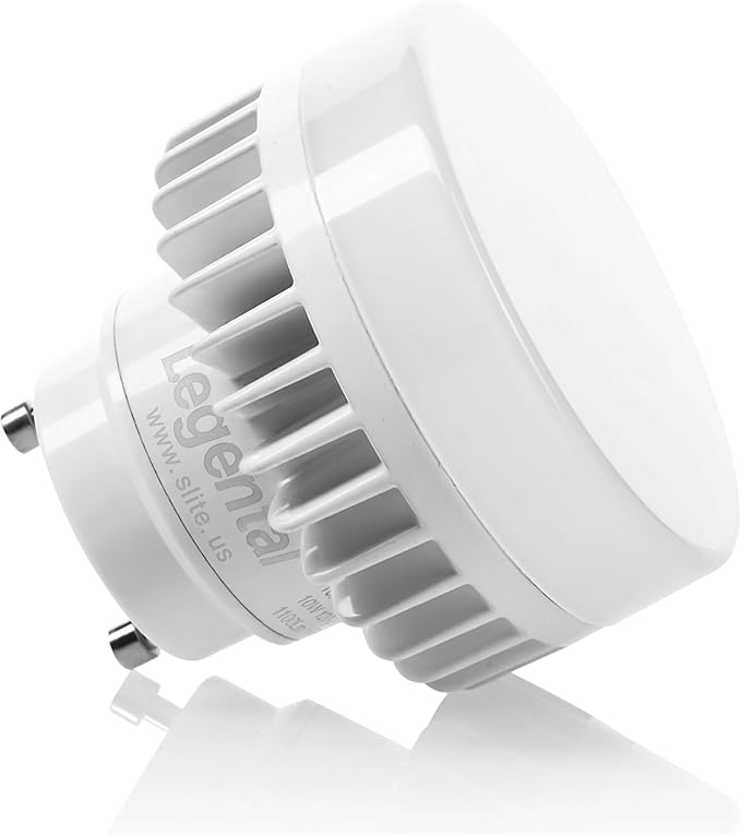 GU24 LED Puck Light Bulb 10W 1100 Lumens 4000K Natural White Low Profile Squat UL Listed