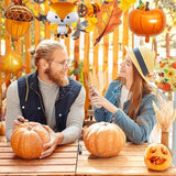 22 Pcs Fall Balloons Maple Leaves Balloons Autumn Theme Decorations With Maple Leaves Pumpkin Foil Balloons For Fall Theme Wedding Bridal Baby Shower Boys Girls Birthday Thanksging Day Party Decoration