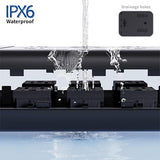Outdoor Weatherproof Power Strip IPX6 6 Outlets 3 USB 6FT Extension Cord