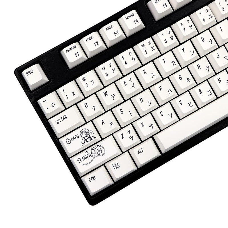 Keycaps Outer Space 134 Set For Mechanical Keyboard, Custom Pbt Cherry Profile