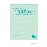 Boy Whale Nautical Baby Shower Collection, Games, Activities, Decorations, Advice For Mom & Dad Cards, 20-Pack