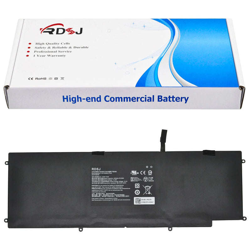 Rc30-0196 53.6Wh Battery Replacement For Razer Blade Stealth 2016 V2 2017 I7-7