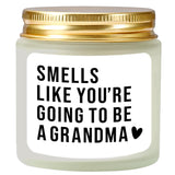 Pregnancy Announcement For Grandma - Baby Announcements Ideas - Grandma To Be Gifts - Grandma Pregnancy Announcement - Soy Candle Lavender 4Oz
