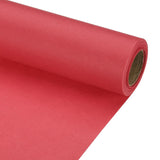 Wrapping Paper, 17" X 300"(25') 70 Gsm Craft Paper Roll Kraft Packing Paper For Poster Bulletin Board, Gift Wrapping, Red