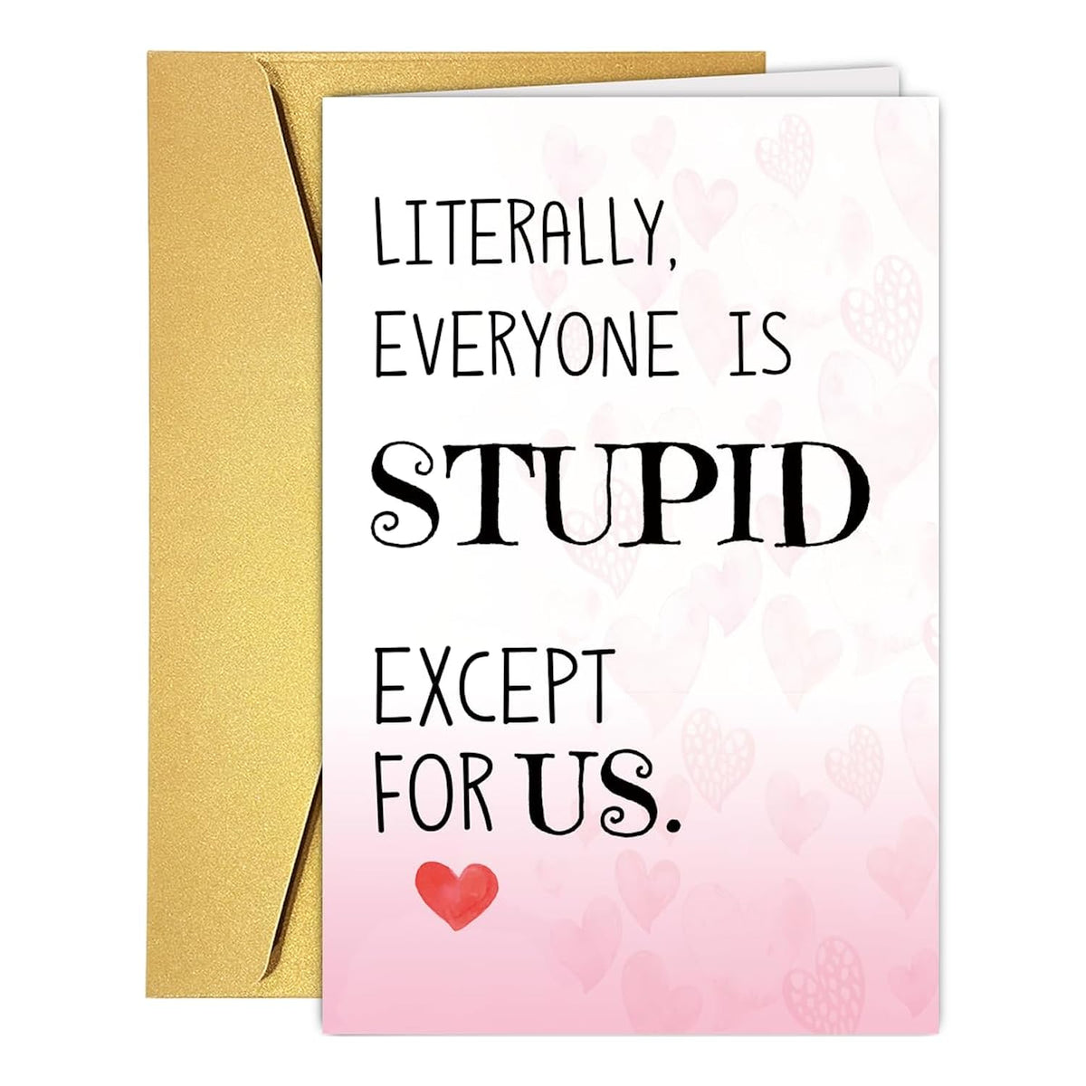 Funny Valentine'S Day Card For Her Him Husband Wife Boyfriend Girlfriend, Sarcastic G-Day Card For Best Friend Bestie Or Loved One, Humorous Galentine'S Day Cards Gift