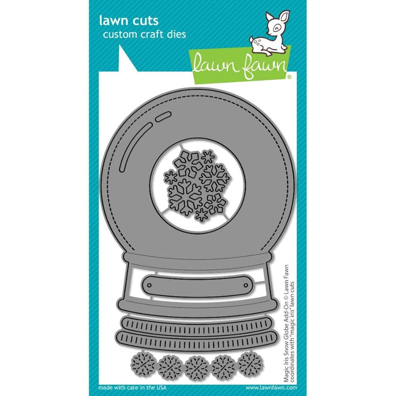 Lawn Cuts Custom Craft Die -Magic Iris Snow Globe Add-On -Lf2435