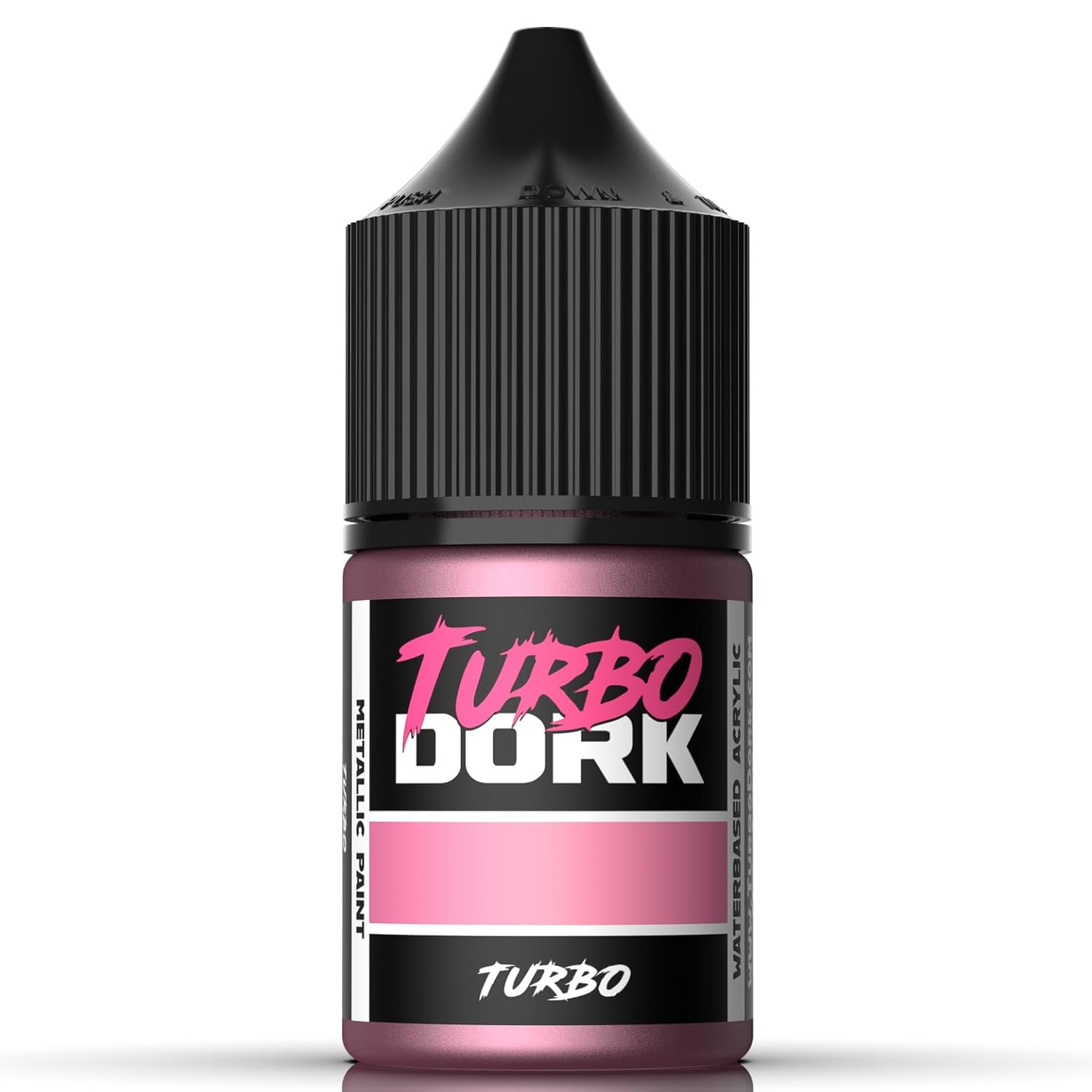 Turbo Metallic Acrylic Paint 22Ml Bottle - Water-Based Non-Toxic Metallic Finish Paint