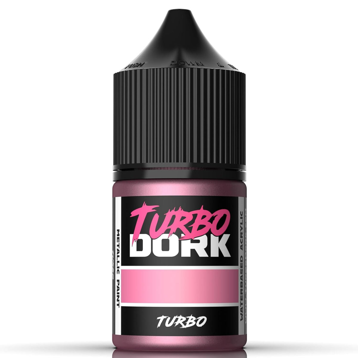 Turbo Metallic Acrylic Paint 22Ml Bottle - Water-Based Non-Toxic Metallic Finish Paint
