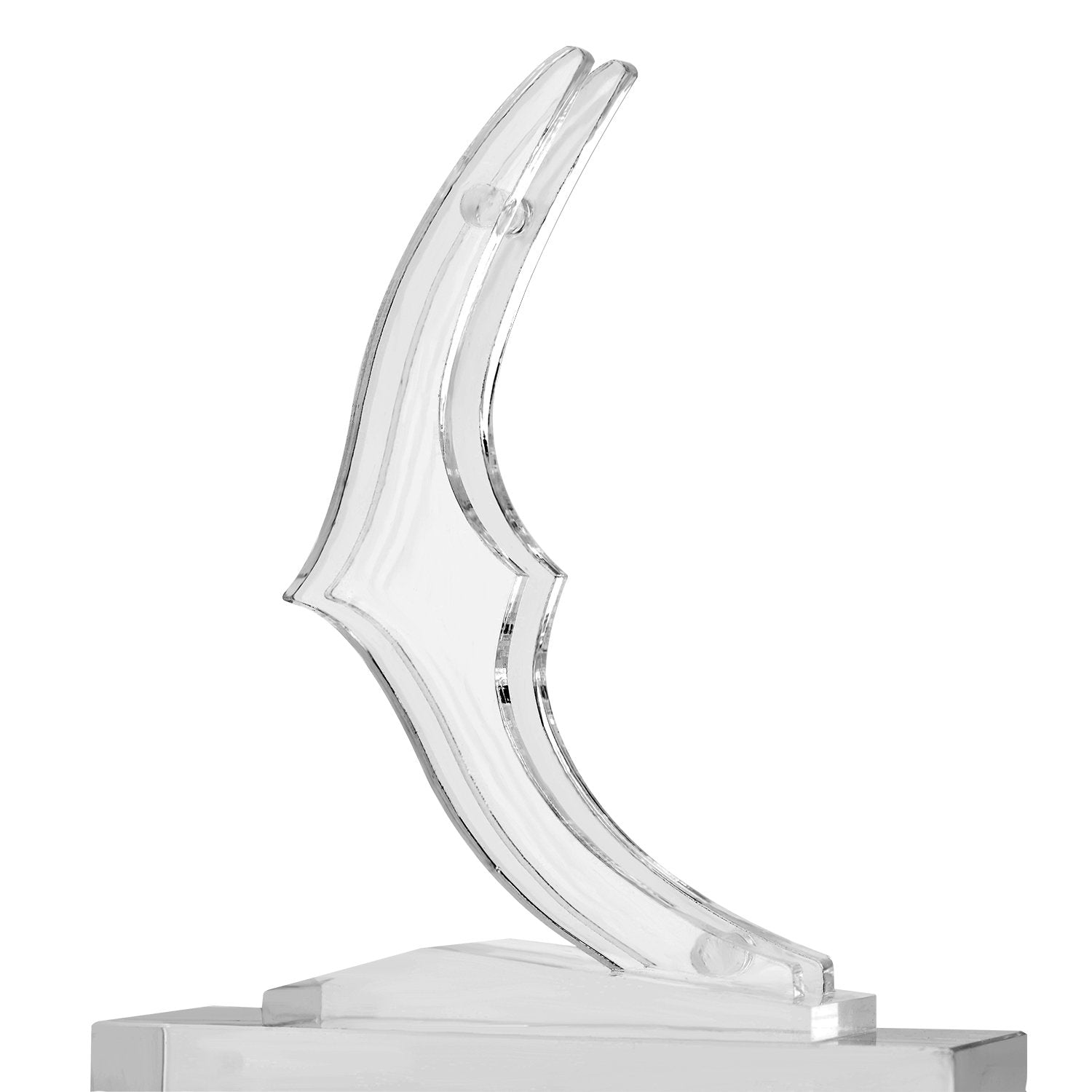 Shaped Acrylic Rose Display Stand, Single Real Rose Flower Or 24K Artificial Flower Transparent Base Rose Shelf Support Room Decoration(Shaped)