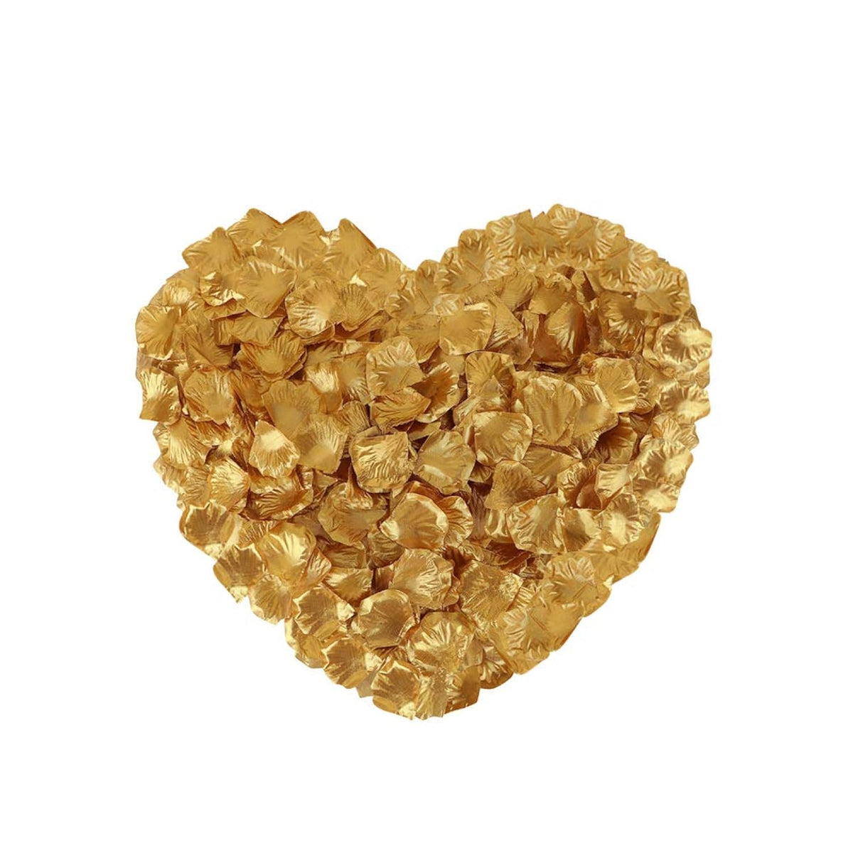 2000 Pcs Artificial Silk Rose Petals Decoration Wedding Party Color Gold