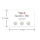 Funny Valentine'S Day Scratch Off Card, Adult Rude Anniversary Card For Boyfriend Girlfriend Him Her