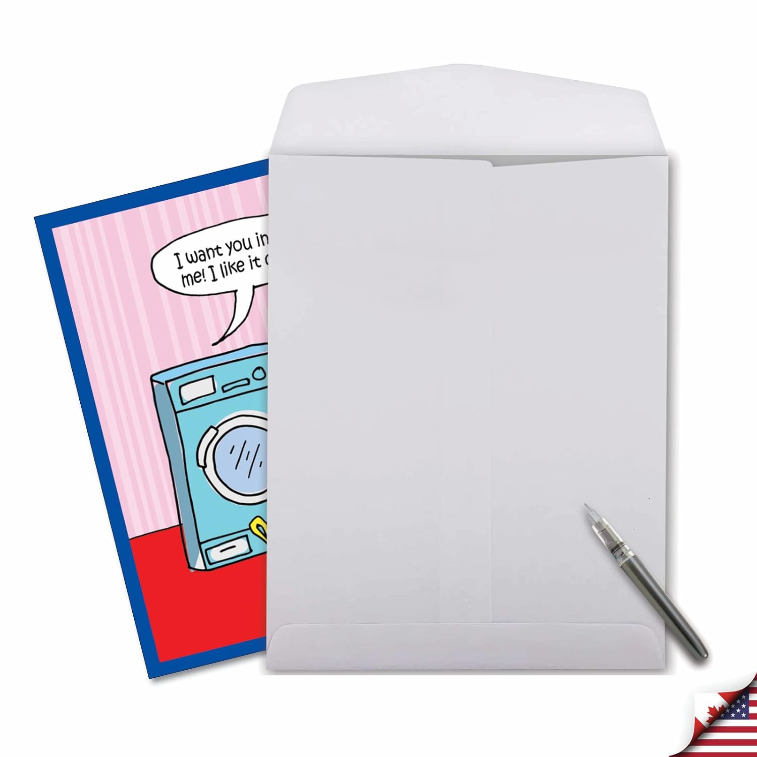 Jumbo Funny Valentine'S Day Greeting Card 8.5 X 11 Inch With Envelope (1 Pack) Oversize Jumbo Laundry Humor J9205Vdg