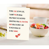 Funny Valentine'S Day Card To The Love Of My Life, How Much I Enjoyed Annoying You Now And How Excited Doing So In The Future, Happy Birthday Card Romantic Anniversary Wedding Card For Him Her