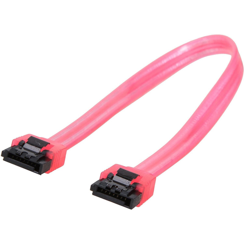 Nippon Labs SATA3L-0.8FT-RD 10-Inch Sata Cable with Locking Latch, Red