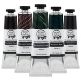 Artist Oil Paint - 40 Ml Set Of 5 - Nocturne Colors - Non-Yellowing, Rich & Creamy Consistency, Maximum Pigment Load, Small Batch Milled Oil Paints Developed For Professional Artists
