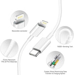 20W USB-C Fast Charger with 6FT Cable for iPhone 14/13/12/11, iPad