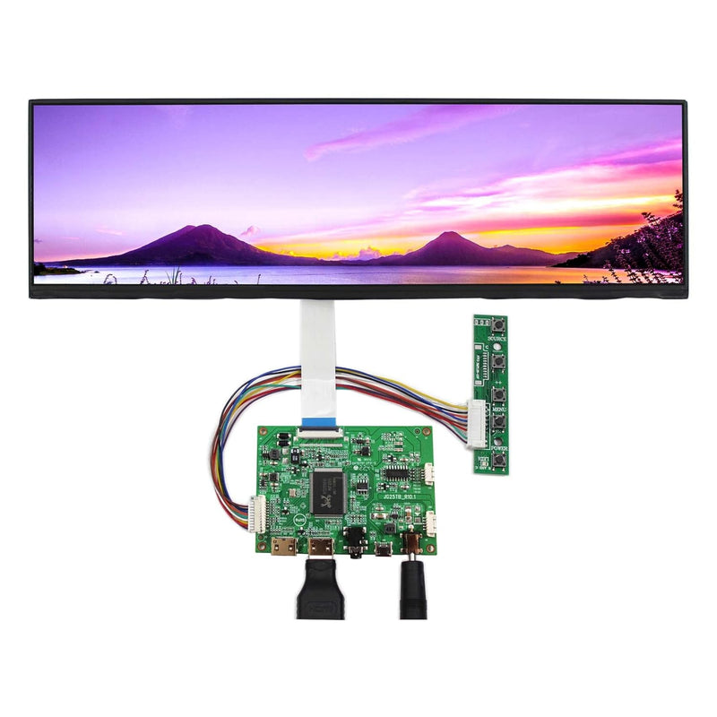 12.6" Nv126B5M-N41 12.6Inch 1920X515 Lcd Screen Work With 2 Hd-Mi Mini Lcd Con