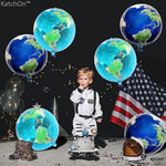 , Globe Balloons For Globe Decorations - Big 22 Inch, Pack Of 6 | Earth Balloon For Around The World Decorations | World Balloons For Bon Voyage Party Decor, Travel Party Decor