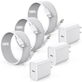 3 Pack USB C Fast Charger with 10FT USB C to USB C Cables for iPhone 17 16 15 iPad