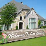 Welcome to Our Wedding Banner - 9.8x1.6ft