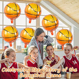 18" Basketball Foil Balloons 10pcs Sports Theme Birthday Party Decorations