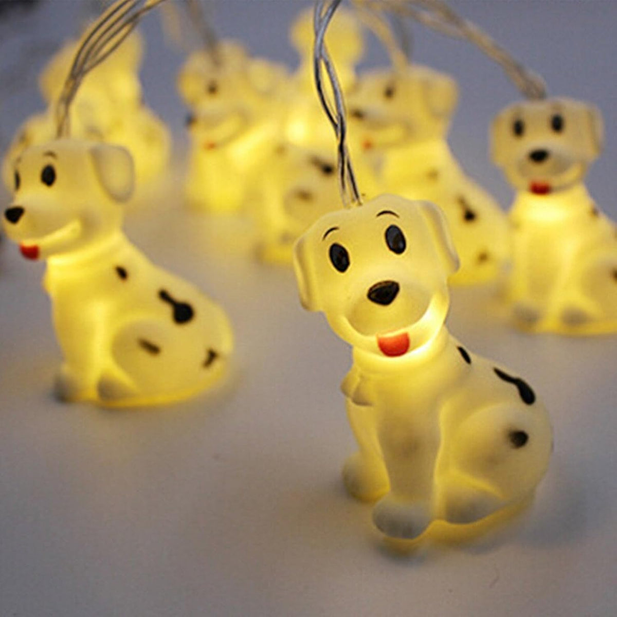 Indoor Outdoor Cute Animal Ornaments Battery Operated 10 Led String Lights Birthday Party Wedding Christmas Tree Hallowe