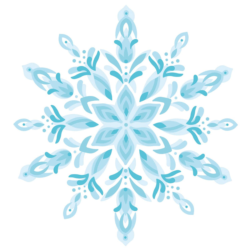 Layered Reusable Crafts 4Pk Snowflake | 664932 | Chapter 4 2022 Stencils, Muli