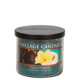 Tropical Getaway, 3-Wick Black Lid Medium Bowl, Scented Candle, 14 Oz.
