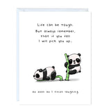 Funny Valentine’S Day Card For Boyfriend, Girlfriend, Husband, Wife – Cute Valentine Card For Him Her – Sarcastic Vday Love Greeting Card, Blank Inside (Pandas)