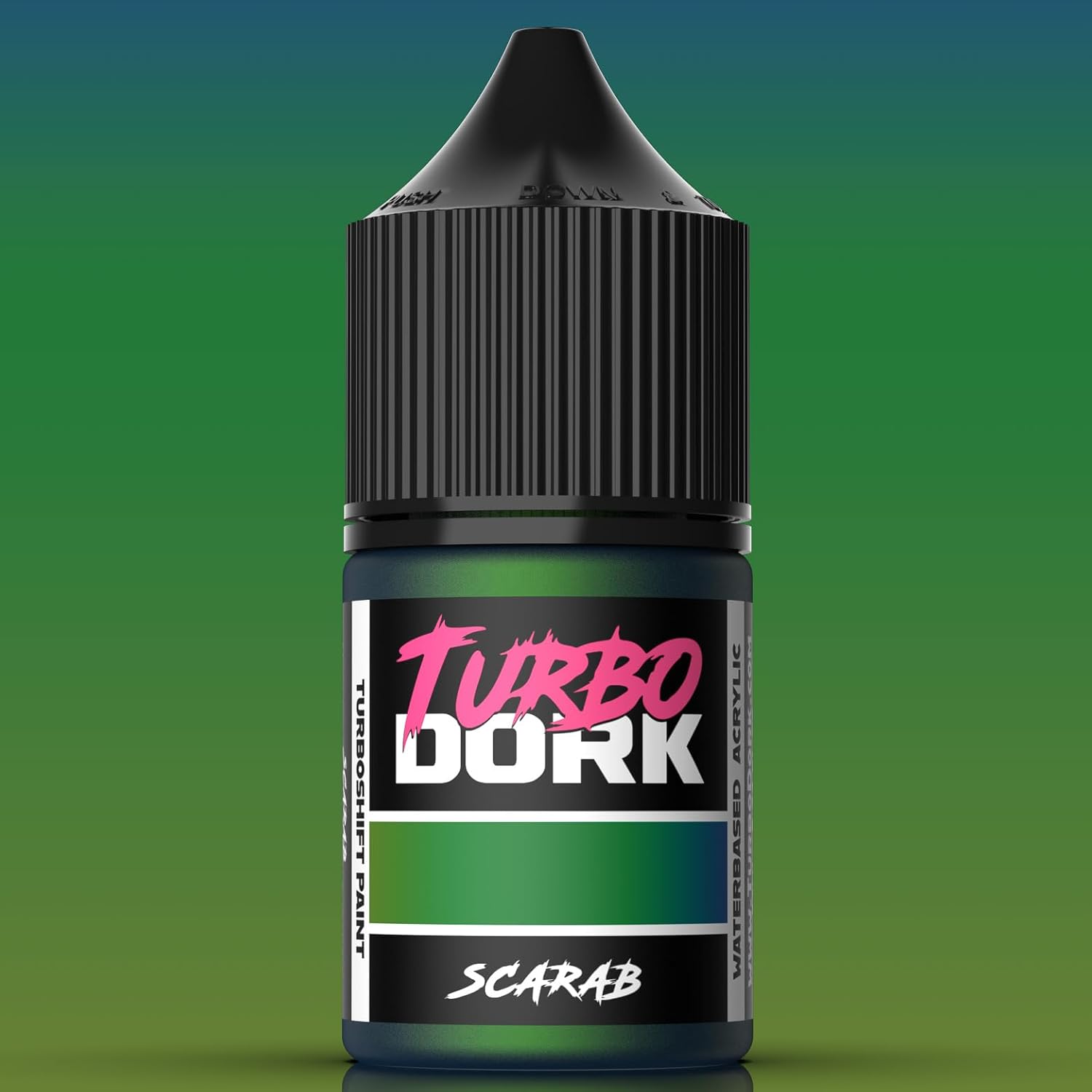 Scarab Turboshift Acrylic Paint 22Ml Bottle - Water-Based Non-Toxic Metallic Color Shifting Paint