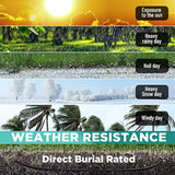 Cat 6 Outdoor Ethernet Cable 150 Feet, Heavy Duty Direct Burial Cord From 25-3