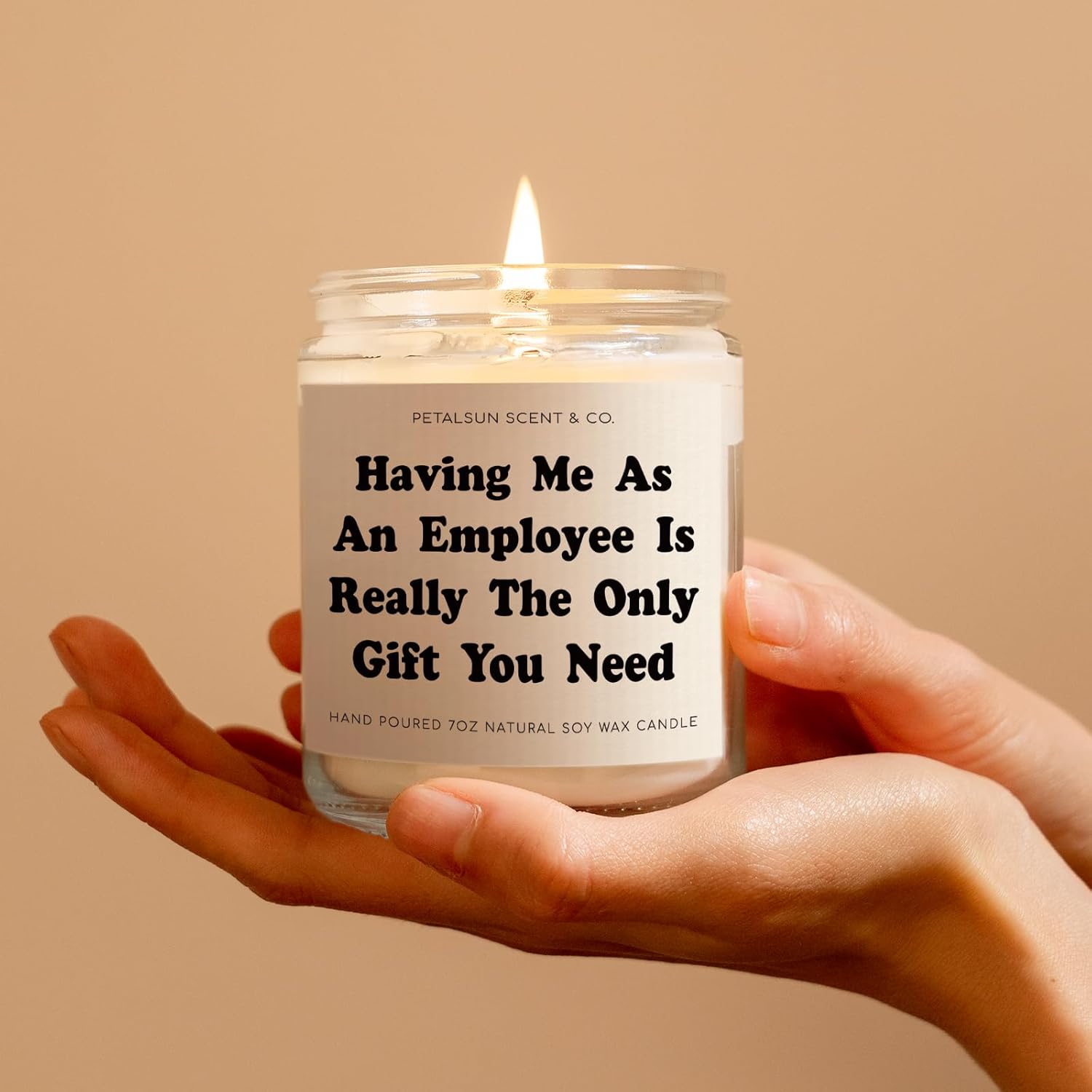 Funny Boss Gifts For Women, Men, Lavender Scented Candle, Boss Lady Gifts For Women, Birthday, Christmas & Appreciation Present For Boss Lady, Female Bosses, Manager(7Oz)