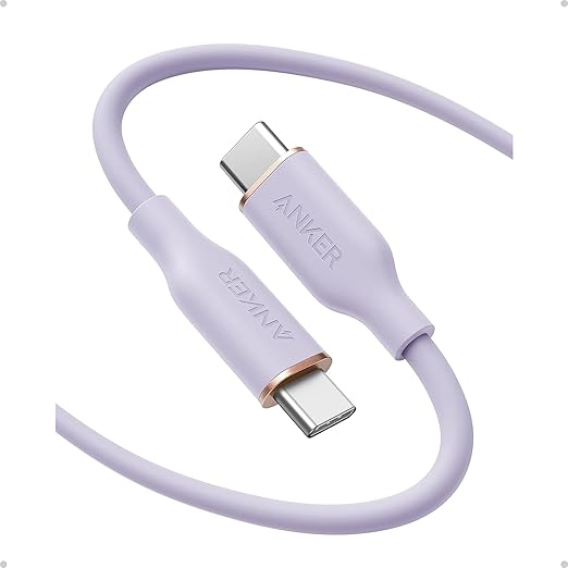 240W USB C to USB C Fast Charging Cable 6FT Purple for iPhone 17 16 15 MacBook iPad