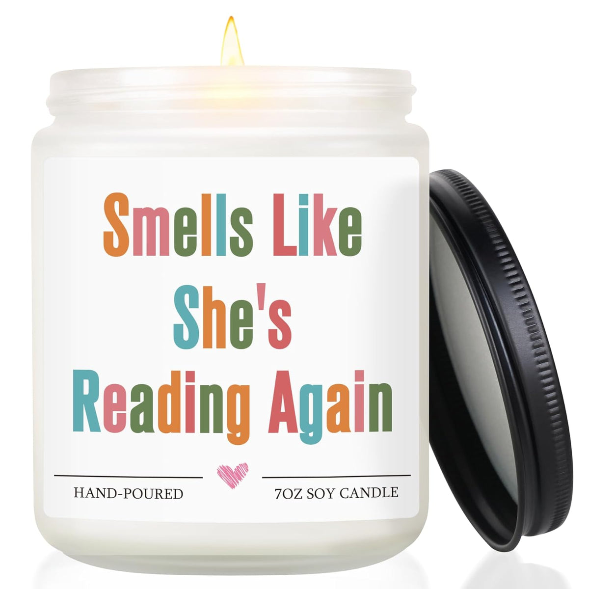 Funny Gifts For Book Lovers Women, Readers Gifts, Bookish Present, Reading Candle, Funny Birthday Book Day Gift For Bookworm, Librarian, Books Lover