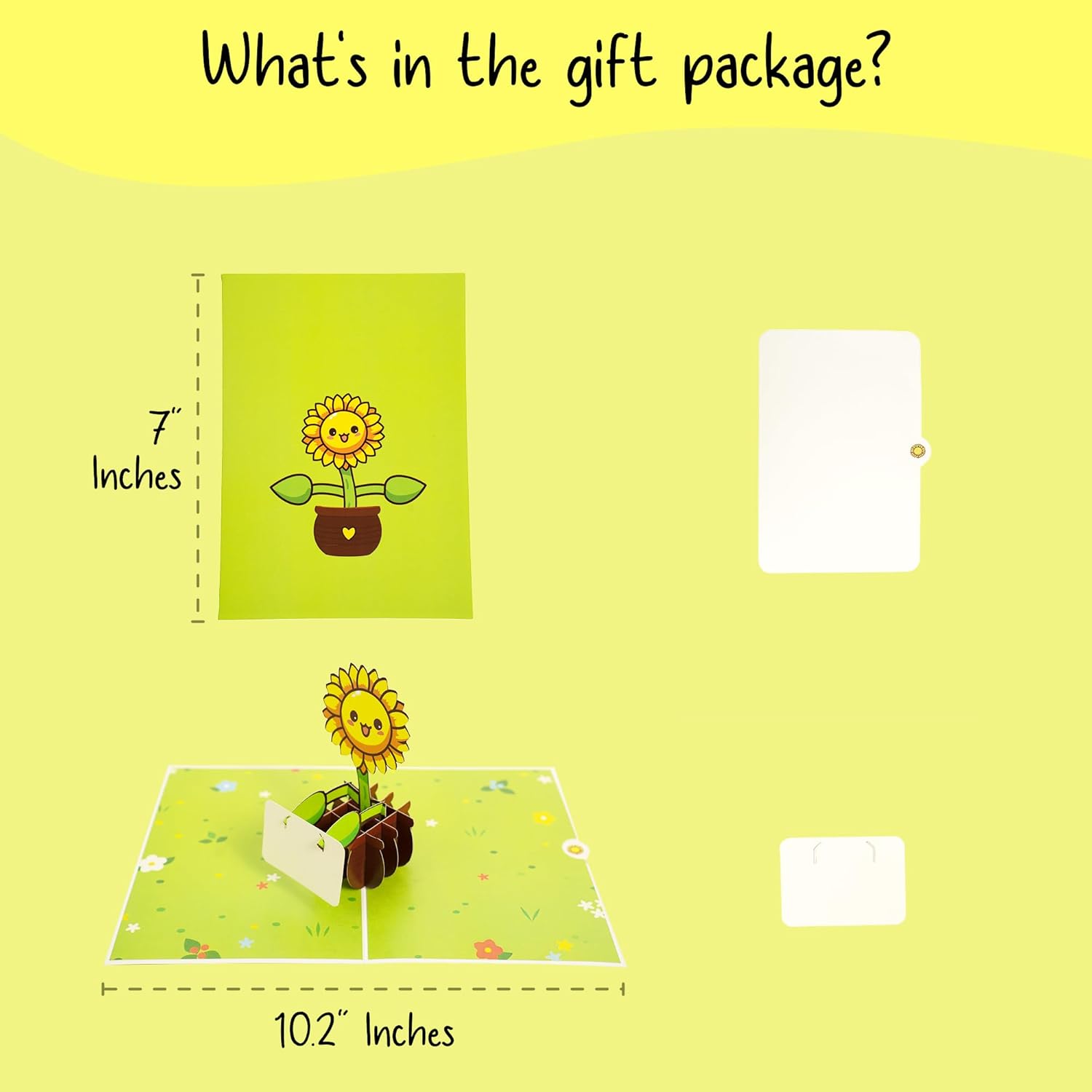 Positive Sunflower Popup Card - Thank You, Appreciation Gift For Mom, Teacher, Nurse, Coworker, Boss, Friend, Dad, Grandma, Husband, Wife - Farewell, Mother'S Day, You Are Awesome Gifts, Retirement
