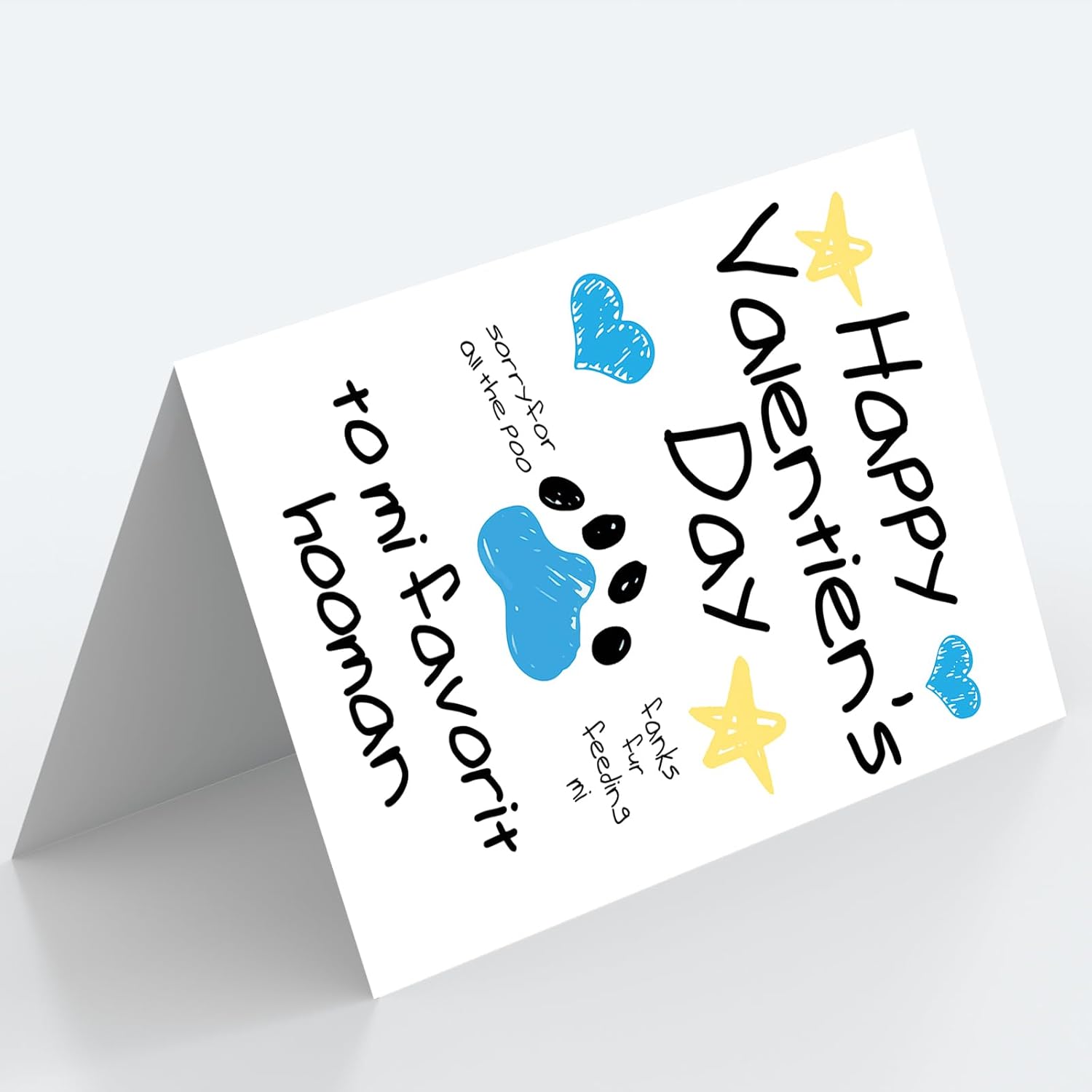 Funny Pun Dog Valentines Day Card, Best Gift Ideas For Dog Cat Lover Owner