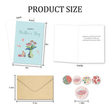 Funny 24 Mother'S Day Cards Set With Heartfelt Wishes, 8 Assorted Designs Of Floral Mothers Day Cards, Boxed Mother'S Day Wishes Cards For Friends Family, 4 * 6In
