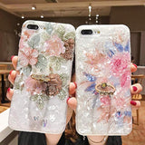 Compatible With Iphone Xs Max Case 6.5 Inch,Flower Design Cute Fashion For Men Women Girls With 360 Degree Rotating Ring Kickstand Soft Tpu Shockproof Cover Brown Floral
