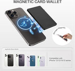 Ultra-Thin Magnetic Wallet for MagSafe, Slim RFID Card Holder for iPhone 15/14/13/12