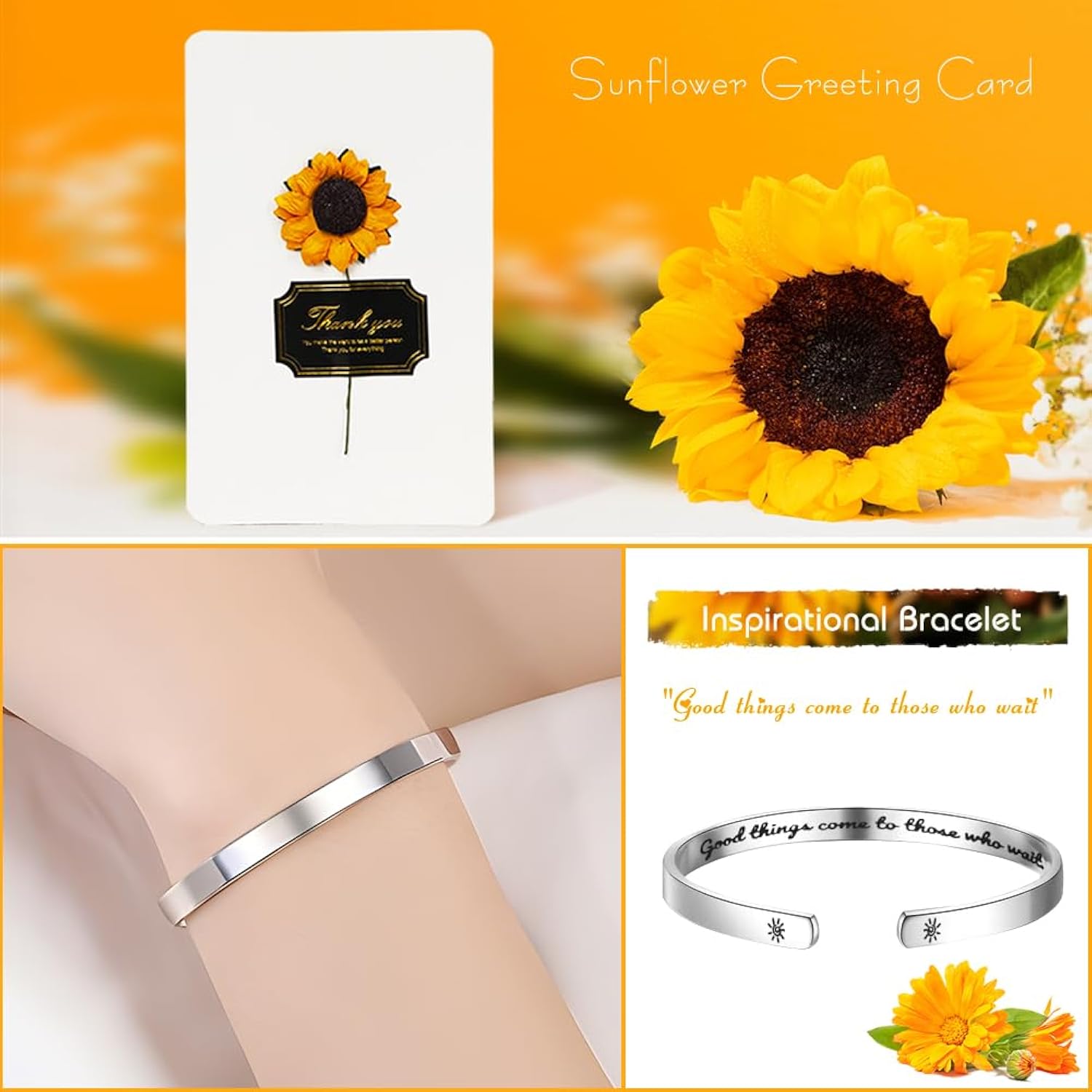 Sunflower Gift Box, Sending Sunshine Gifts For Women, Get Well Soon Care Package, Valentine'S Day Gift Basket For Girlfriend Mom Sister With Mug And Warm Blanket