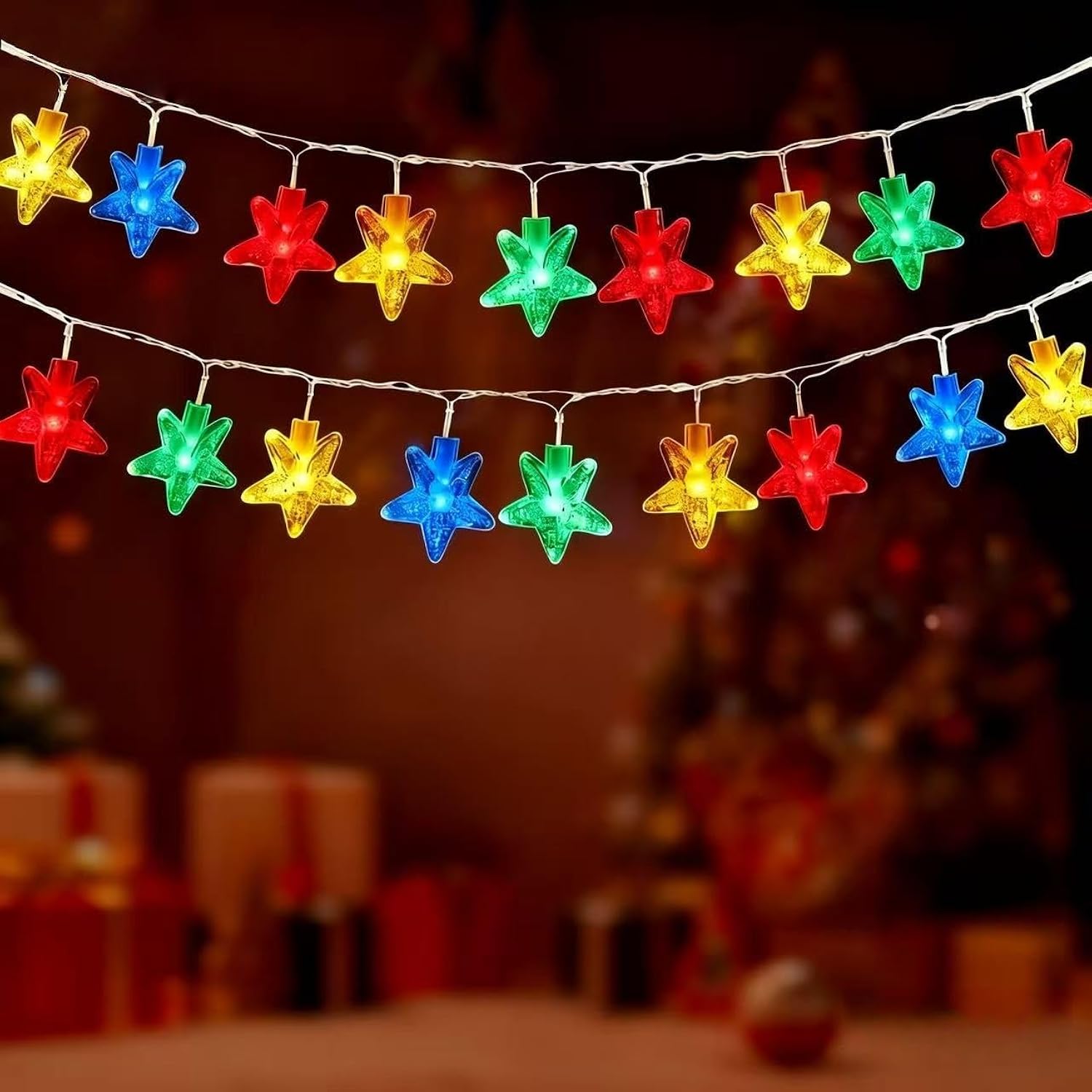 30 Led Fairy String Lights Battery Operated For Holiday, Christmas,Diy Wreath Home Wedding Party, Bedroom,Centerpiece,In