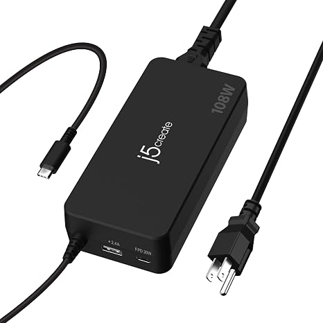 108W USB C PD Fast Charger Type C Power Adapter for MacBook Laptop iPhone iPad Android