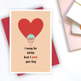 Sweet Card For New Mom New Dad From Baby, Cute Mother'S Day Father'S Day Card, I Love You Big