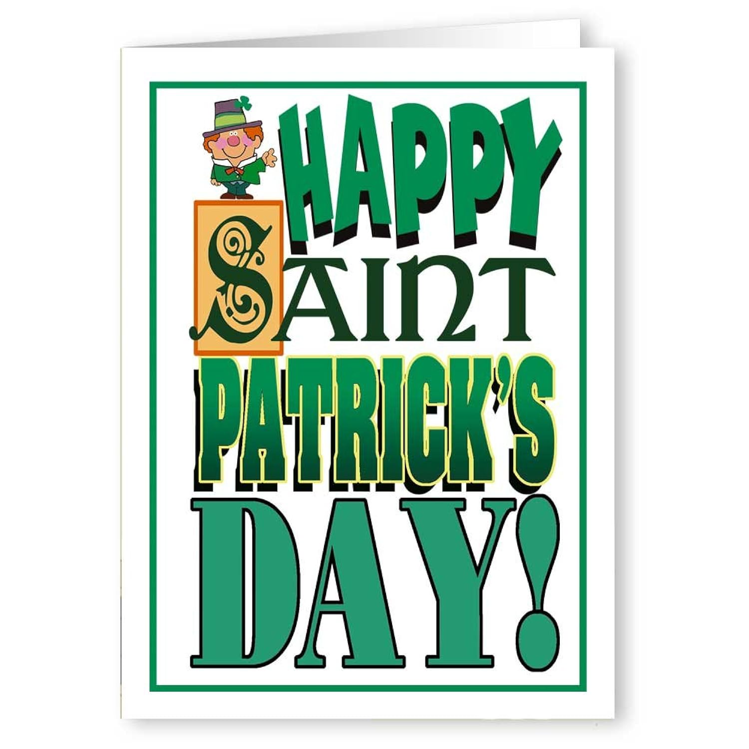 Stonehouse Collection's St. Patrick's Day Card - 15 Assorted Cards & Envelopes