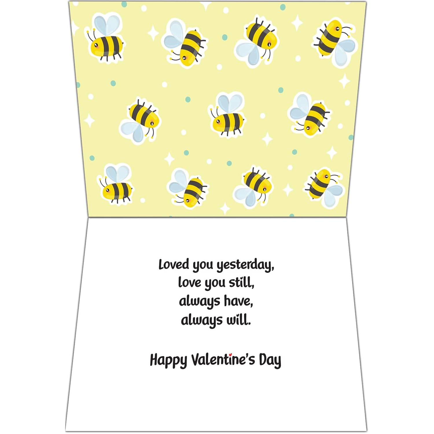 Will You (Bee) My Valentine Greeting Card Featuring A French Bulldog In A Bee Costume With Mailing Envelope