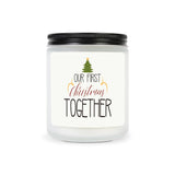 First Christmas Together Gifts For Couple, Scented Candles For Boyfriend Girlfriend 1St Christmas Keepsake 2025, Anniversary Birthday Gift Stocking Stuffers Candle For Him Her (Teakwood&Tabacco)