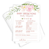 Baby Shower Games For Girl – 5 Games & Activities, Baby In Bloom Floral Theme, 50 Guests