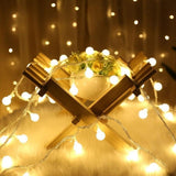 Globe Usb String Lights, 20Ft 40 Led Globe Usb Powered Fairy Lights Warm White For Party Birthday Christmas Home Decorat