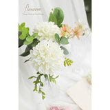 Artificial Dahlia Flowers 25Pcs Real Looking Ivory Foam Fake Roses With Stems For Diy Wedding Bouquets White Bridal Shower Centerpieces Floral Arrangements Party Tables Home Decoration