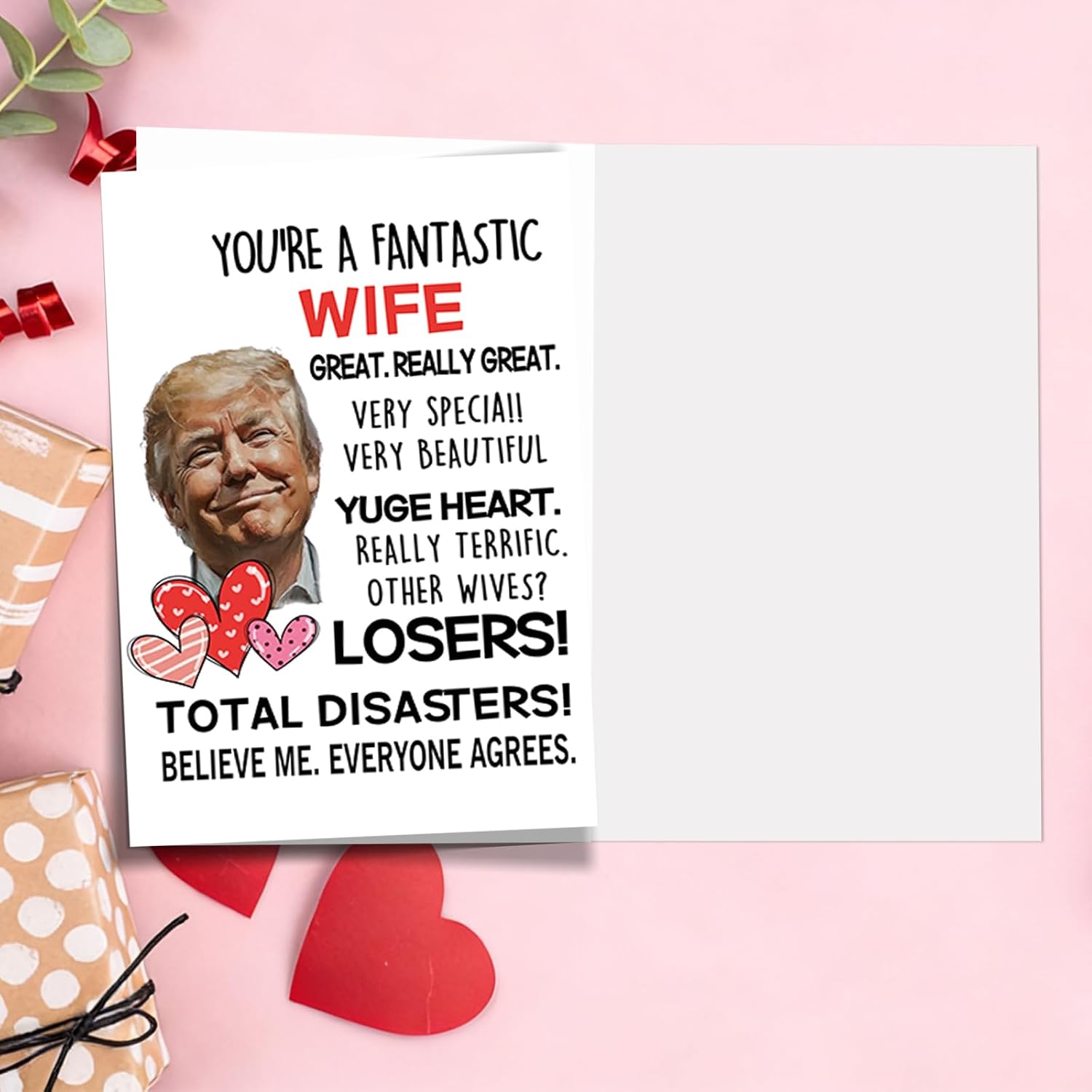 Wife Valentines Day Card For Her, Funny Valentine'S Day Cards Gifts For Wife From Husband, Sweet Valentines Day Gift For Women